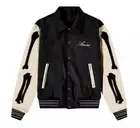Amiri Bones Varsity Letterman Style Bomber Jacket