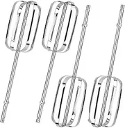 Hasanbar 4 Pack Hand Mixer Beater Replacements, Compatible with Hamilton Beach Mixers 62692, 62695V, 64699, 62682RZ; Blender Attachments