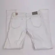 Quick Silver Denim White Lorne Skinny Jeans 5/27 Stretch Distressed New NWT QSD