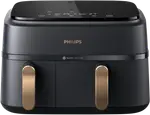 Philips Series 3000 Dual Basket Airfryer XXL Black/Copper
