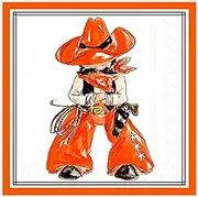 Orange Cowboy Hometown Pride Party Napkins - 40 Count | 2 Packs of 20CT 3-Ply Cocktail Napkins by Rosanne Beck