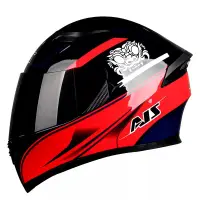 在飛比找蝦皮購物優惠-AIS摩托車機車全盔覆式雙鏡片機車賽車安全帽全覆式跑盔