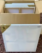 White Blank Canvas Frames x5 (4 sealed) 24”/600mm square