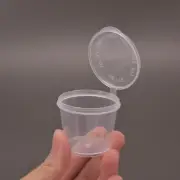 25pcs 25ml Disposable Plastic Takeaway Sauce Cup Containers Food Box Paint Box