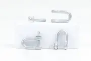 2 pieces 1/10 scale shackle for RC winch or tow RC4WD or Axial bumper accessory