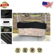 Oxford Cloth Firewood Rack Cover - Adjustable for Perfect Fit & Protection