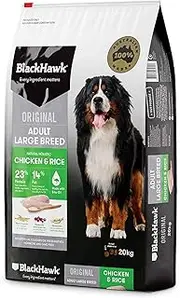 Black Hawk - Dry Dog Large Breed Food, Chicken, Adult and Senior, 20kg