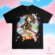 GEEKS RULE CARDCAPTOR SAKURA 15 SILKSCREEN PRINTING T SHIRT Size L