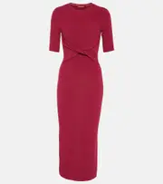 [Altuzarra] Altuzarra Argolis jersey midi dress AU 10 pink
