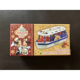 Tomica 迪士尼 樂園 蒸氣郵輪 船 聖誕節 2018