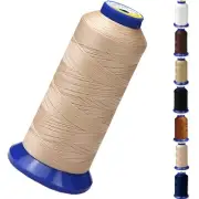 Bonded Nylon Thread for Sewing-Heavy Duty Nylon Thread for Leather, Jeans and...