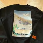 Heron Preston Women's Censored black crewneck sweatshirt size medium