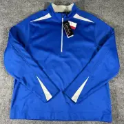 Walter Hagen Jacket Mens XL Pullover Quarter Zip Cupertino Blue