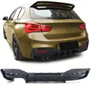 Rear Diffuser Black Gloss for BMW F20 F21 15-19/120 125 With M-PACKET