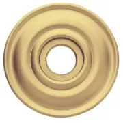 Baldwin 5148033 Estate Solid Brass Rosette Pair