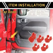 Door Limiting Cover Trim for Jeep Wrangler JL JLU 2018-2024 Red