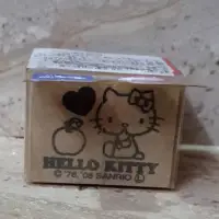 在飛比找蝦皮購物優惠-Hello kitty 造型木頭印章 全新現貨