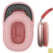 Geekria Protein Leather Ear Pads for Apple Airpods MAX Headphones (Pink)