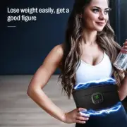 Lazy bdominal Belt Muscle Trainer EMS Stimulator Toning Smart Training Tool AUS