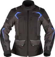 Modeka Elaya, textile jacket women , color: Black/Dark Grey , size: 18