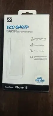 ZAGG Brand iFrogz Apple iPhone 15 Pro Max Glass Shield Screen Protector NEW!