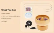 Electric Wooden Bead Spinner USB Powered Spin Beading Bowl Kit Adjustable weZUz