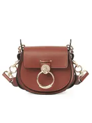 Chloé Tess Small Purse in Shiny & Suede Calfskin