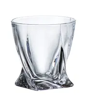 Barski European Lead-Free Crystalline Double Old Fashioned Tumblers Set of 6