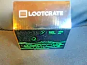 LOOT CRATE BLACK SHOT GLASSES WITH NEON GREEN-2 IN BOX NEW