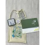 日本 MIDORI SACOCHE SET/ 斜背包+印章+筆記本+一筆籤+ 2024HOBONICHI 大耳猴壓克力夾