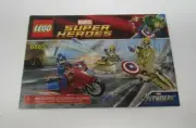 Lego 6865 Captain America's Avenging Cycle Marvel INSTRUCTION MANUAL BOOKLET