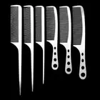 Stainless Steel Anti Static Comb Ultra-thin Metal Barber Comb Women