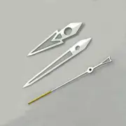 C3 Luminous Silver Trim Yellow Pointed Second Hand Watch Hands for NH36 Movement