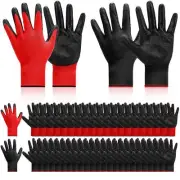 120 Pairs Gardening Gloves Bulk for Men Women Breathable Rubber Coated Gloves fo