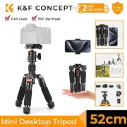 K&F Concept 20.5 in Mini Desktop Tripod Desk Tripod with 360 Degree Ball Head