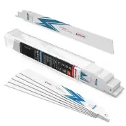 Universal 25 Pack 9-Inch Cobalt Reciprocating Blades for Precision Metal Cutting