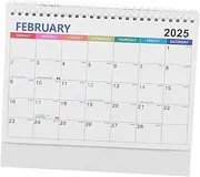 Standing Desk Flip Calendar Monthly Table Calendar for Efficient Scheduling Comprehensive Planning and Convenient Page Turning for Home Office and School Use