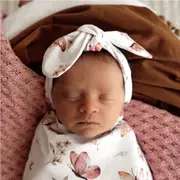 Snuggle Hunny Butterfly Organic Topknot