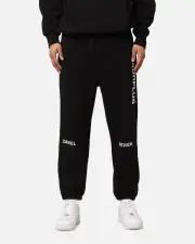 [DANIEL PATRICK] Daniel Patrick Surplus Logo Sweatpants Black - Size L L Black