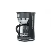 Muse 1.4L 10 Cup 1000W Filter Coffee Machine with Temperature Gauge, Grey
