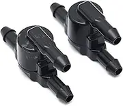 2 Pack Car Windshield Washer Wiper Water Jet Spray Nozzle Windscreen Washer Jets，for Lexus GS200t 2016-2018 OE 8532128020