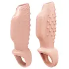 Reusable Penis Stretcher Sleeve Girth Enhancer Penis Extender Ring for Male Men