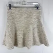 J Crew Crewcuts Girls Size 14 Ivory Gold Tweed Skirt Academia Clueless