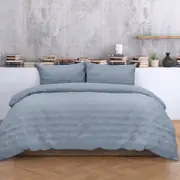 Ardor Boudoir Carter Mineral Blue Quilt Cover Set