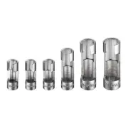 JTC-4536 6PCS SLOTTED SOCKET SET 3/8" DR: 10, 11, 12, 14MM; 1/2" DR:17, 19 (6PT)