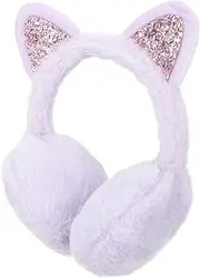 [ESOMAVRIX] Adorable Cat Ear Plush Winter Stylish Ear Protection Cover for Outdoor Activities Warm Ear Covers for Cold Weather Cozy Ear Protectors/2818