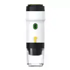 White Portable Fully Automatic Espresso Coffee Machine - Universal 3-in-1 Capsul