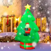 Christmas Tree Globe Santa Star Airblown Inflatable Decor Blow Up Holiday Lawn