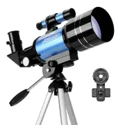 70mm Telescopes for Kids Adults Astronomy Beginners Refractor Telescope