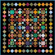 BALIK BATIK - NEW - 57" x 57" - Quilt-Addicts Pre-cut Patchwork Quilt Kit